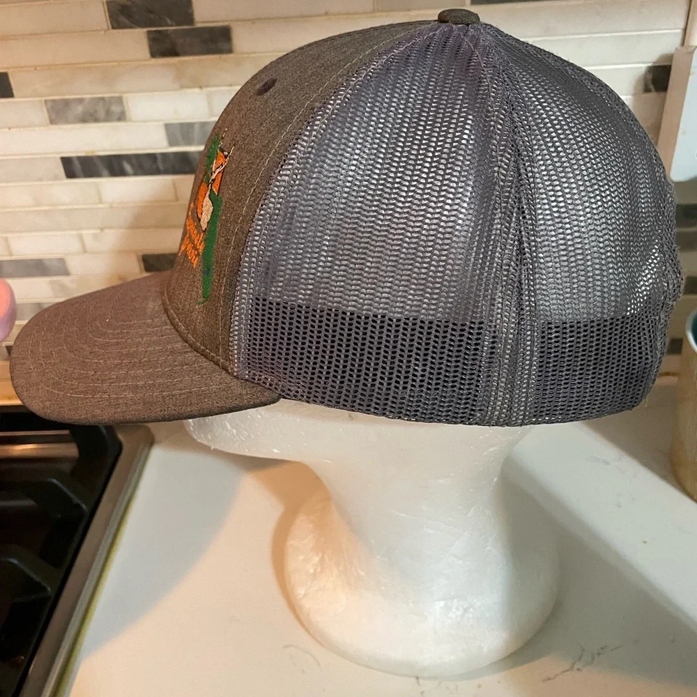Seminole Prairie Gray Embroidered mesh snapback Hunting Hat Cap Richardson 112